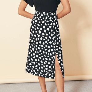 NWT Ann Taylor Leopard Print Slip Skirt